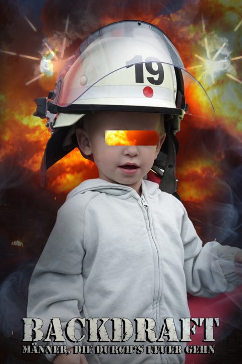 Kind-Flammenfoto