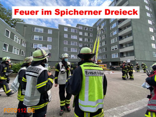 Spicherner Straße Feuer