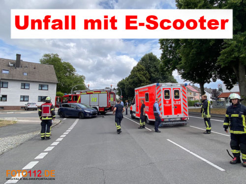 Unfall mit E-Scooter