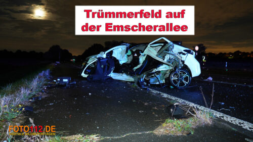 Unfall auf der Emscherallee