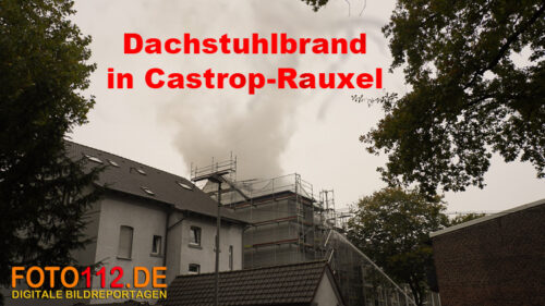 Dachstuhlbrand in Castrop