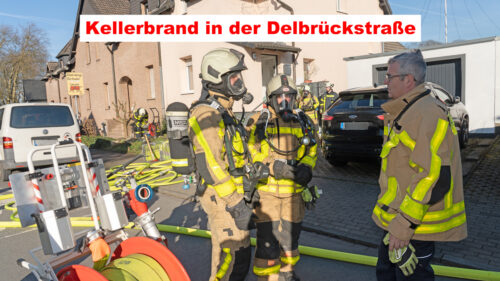 Kellerbrand in Waltrop, Delbrückstraße