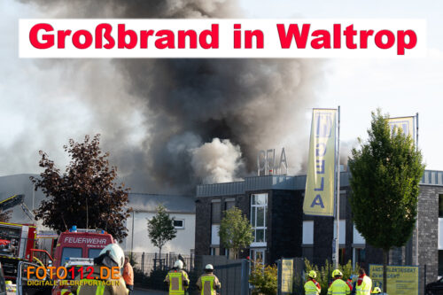 Großbrand in Waltrop