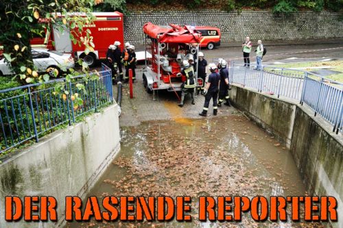 Hochwasser in Dorstfeld