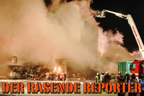 Feuer im Dortmunder Hafengebiet